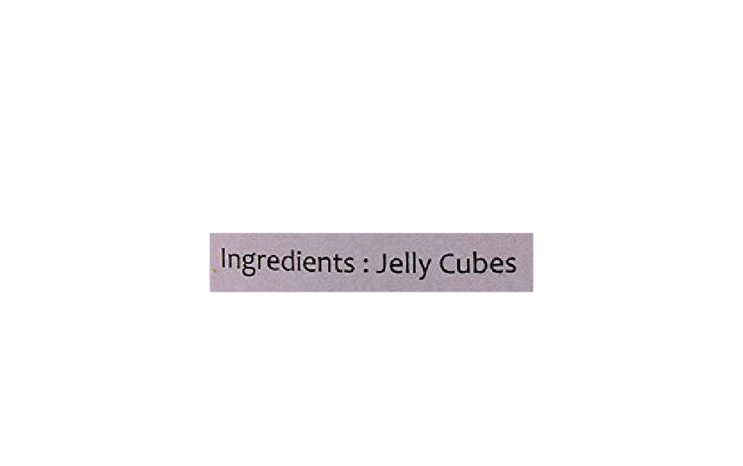 Food Essential Jelly Cubes    Plastic Jar  500 grams